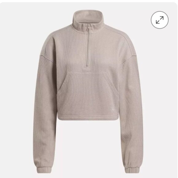 Reebok Classics Wardrobe Essentials Waffle Cover-Up Women Medium NWT Color Ash - Picture 3 of 7